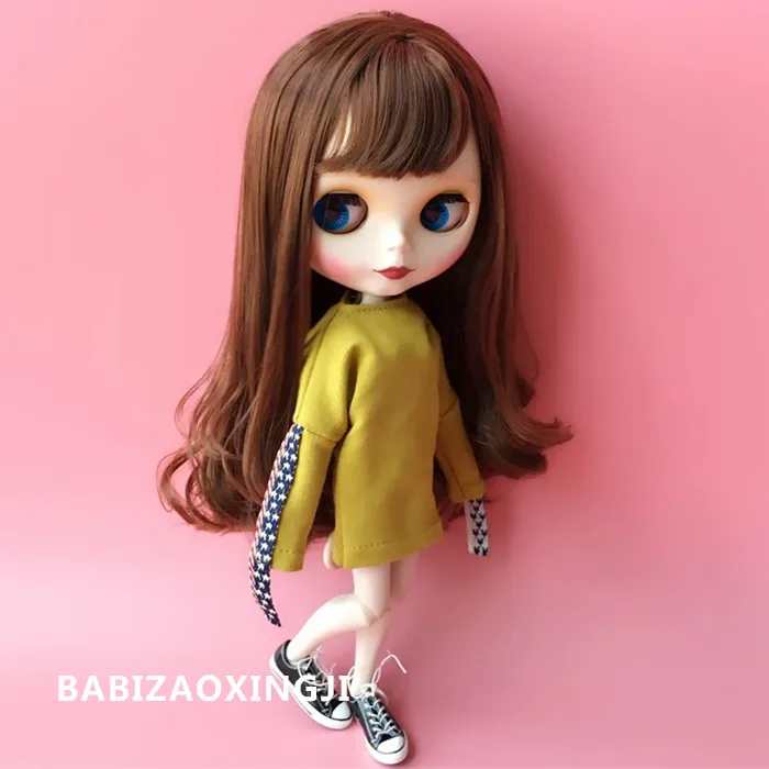 1/6 bjd blyth Кукла одежда 30 см куклы аксессуары модная повседневная одежда для 30 см кукла blyth одежда Pullip аксессуар для Барби