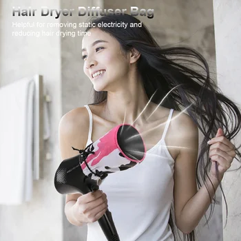 

Hair Dryer Diffuser Bag Organizer Storage Diffuser Cover Sleeve Hairdryer Diffuser Hood Cover For Blower Hair Styling Tool