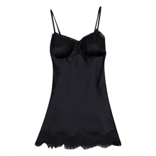 Femme camicia да Notte делле пикантные del атласные слинг Indumenti да Notte Della Biancheria Del Merletto di с бантом
