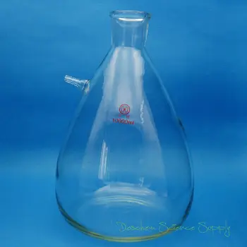 

10000ml,Glass Filtering Flask,10 Litre Heavy Wall Boro Glass Filtration Bottle