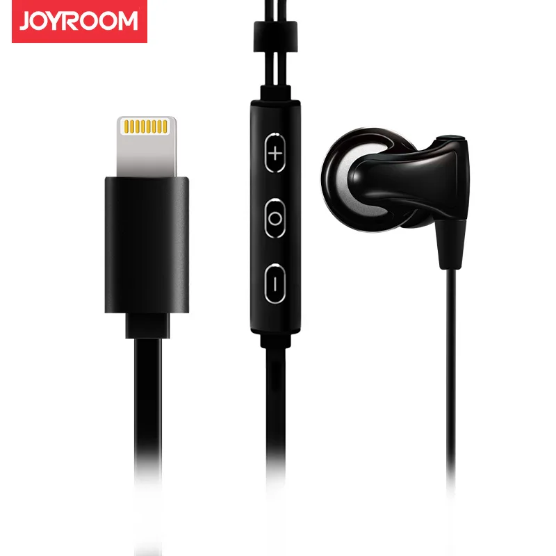 

Original Joyroom EX606 Wired Lightning ports music Earphones Headset for apple iphone 6 6s 7 7 plus earpods with Volume Control