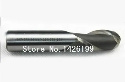 Free shipping 5PCS R1.5 high speed steel ball end milling cutter, straight shank white steel cutter, R alloy milling cutter