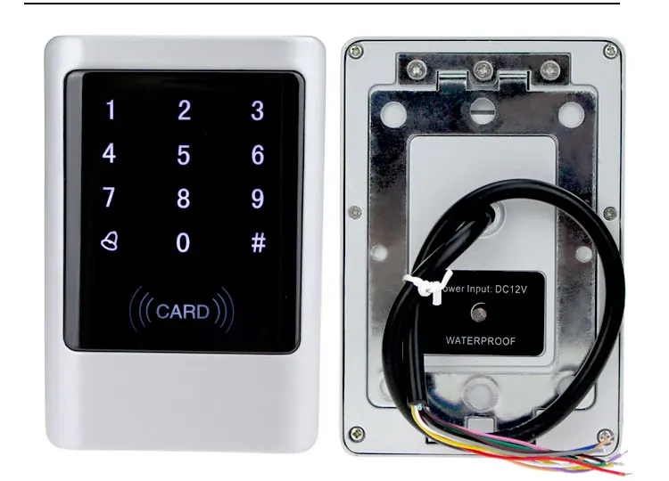 IP65 Водонепроницаемый Металл контроллер доступа RFID ЖК-дисплей 125 кГц/13,56 МГц MF Смарт RFID считыватель для двери Система контроля доступа