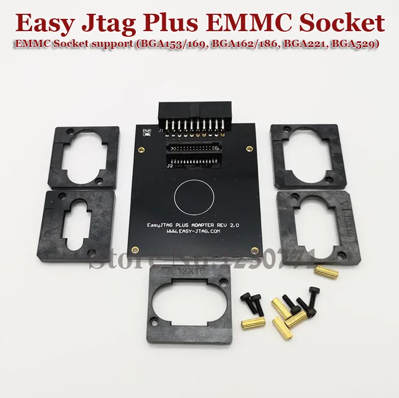Z3X Easy Jtag Plus Box EMMC socket (BGA153/169 BGA162/186 BGA221 BGA529) версия 2020|Детали устройств связи| |