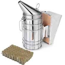 1 комплект пчеловодства курильщиков оцинкованные железные бомбы генератор бомбы защита бомбы Fumador Fumigador Fumoir пчелы бивы инструмент пчеловода