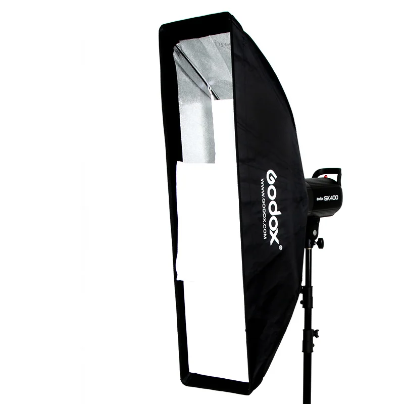 Godox 12"x 47" 30 x 120cm Strip Honeycomb Grid Rectangular Softbox for Photo Strobe Studio Flash Softbox Bowens Mount