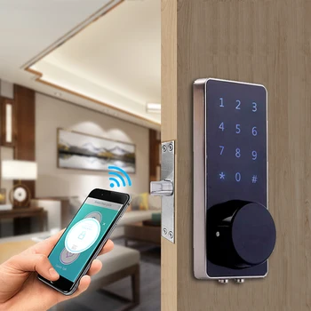 

SZBestWell Home Smart Fingerprint Digtial Touch Screen Password Door Lock Deadbolt Door Lock Unlock by Wifi Buletooth App