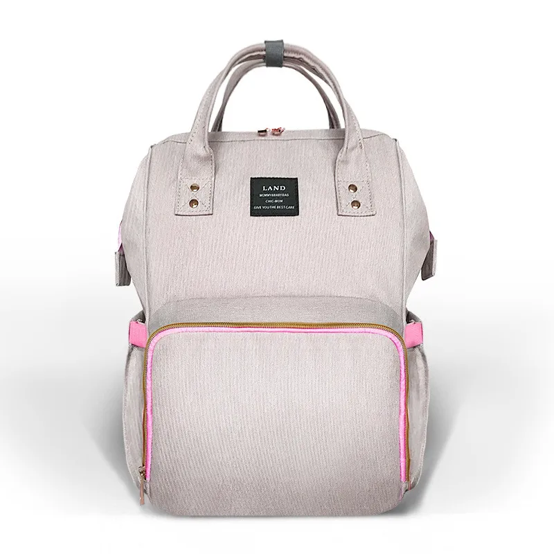 Upgraded Version Mummy Backpack Baby Diaper Bags For Mummy Stroller Fashion Shoulder Mummy Bags Multi-functional Large-Capacity 03