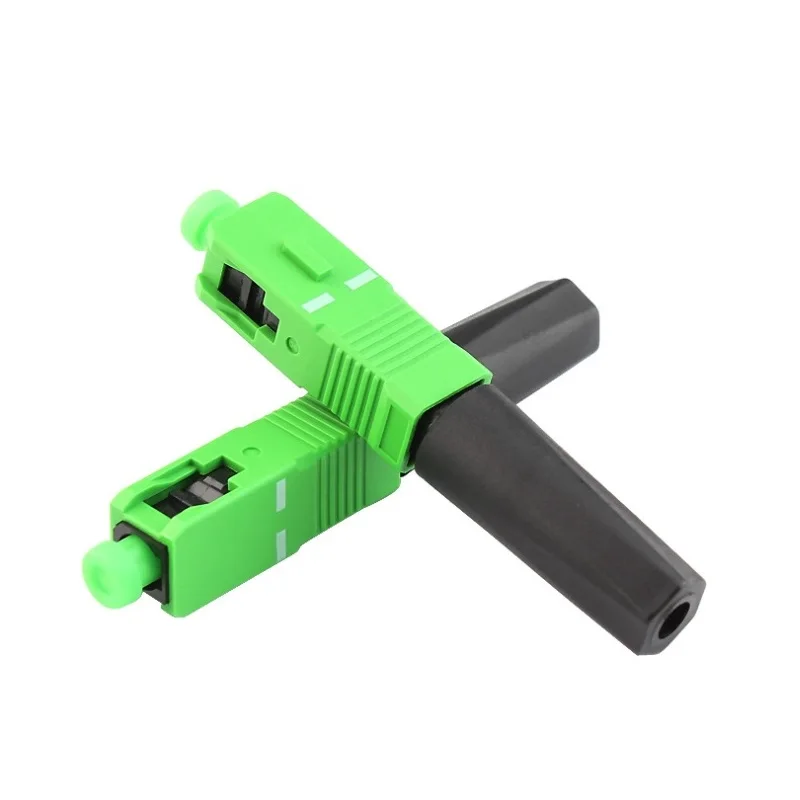 

0.3dB 100PCS/lot SC APC Fast Connector FTTH Tool Cold Connector Tool SC/APC Optical Fiber Connector