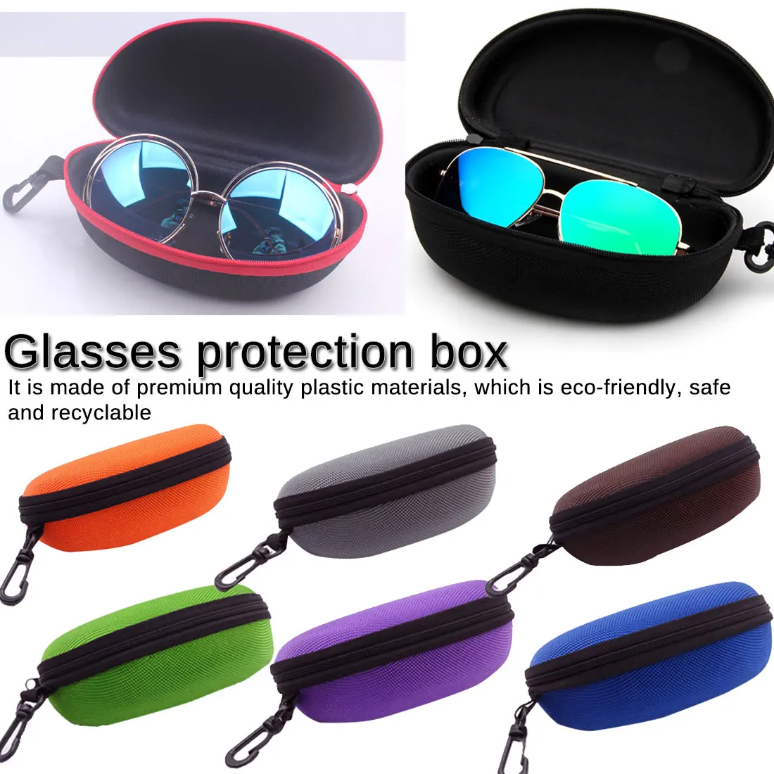 

Portable Exquisite Glasses Case Protector Luxury Sunglasses Case
