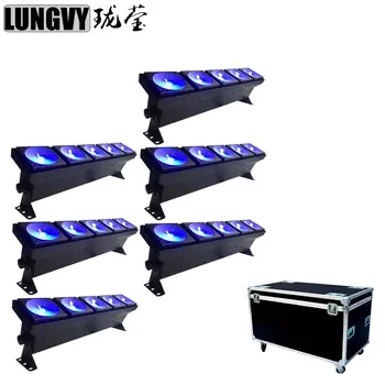 

Free Shipping 6pcs/lot Flight Case 5x30w Matrix Light Led Rgb Matrix Light DMX512 Stage Light