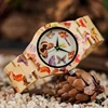 BOBO BIRD Ladies Wood Watch Women montre femme Bamboo Band Painting Butterfly Quartz Watches in Wooden Gift Box OEM W-O20 ► Photo 3/6