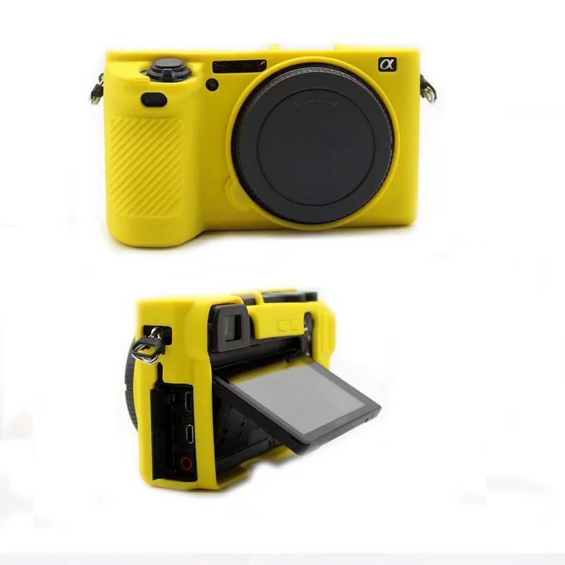 Soft Silicone Case Camera Body Protective Cover For Sony A6500 A6300 Mirrorless System Camera Rubber-9