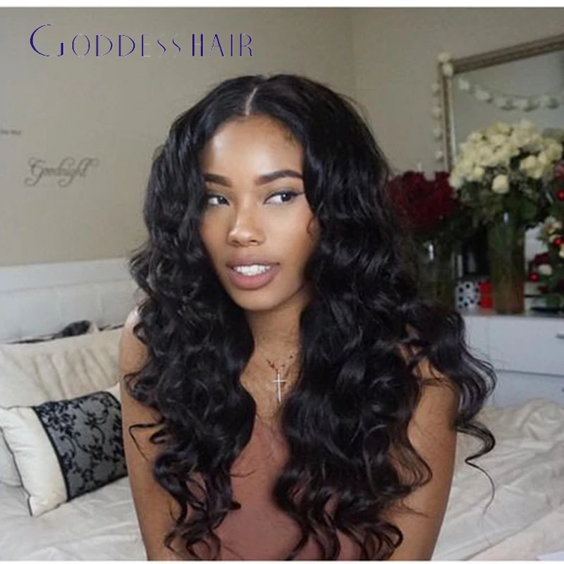 Affordable Full Lace Human Hair Wig Wavy/Wave Glueless Lace Front Wig