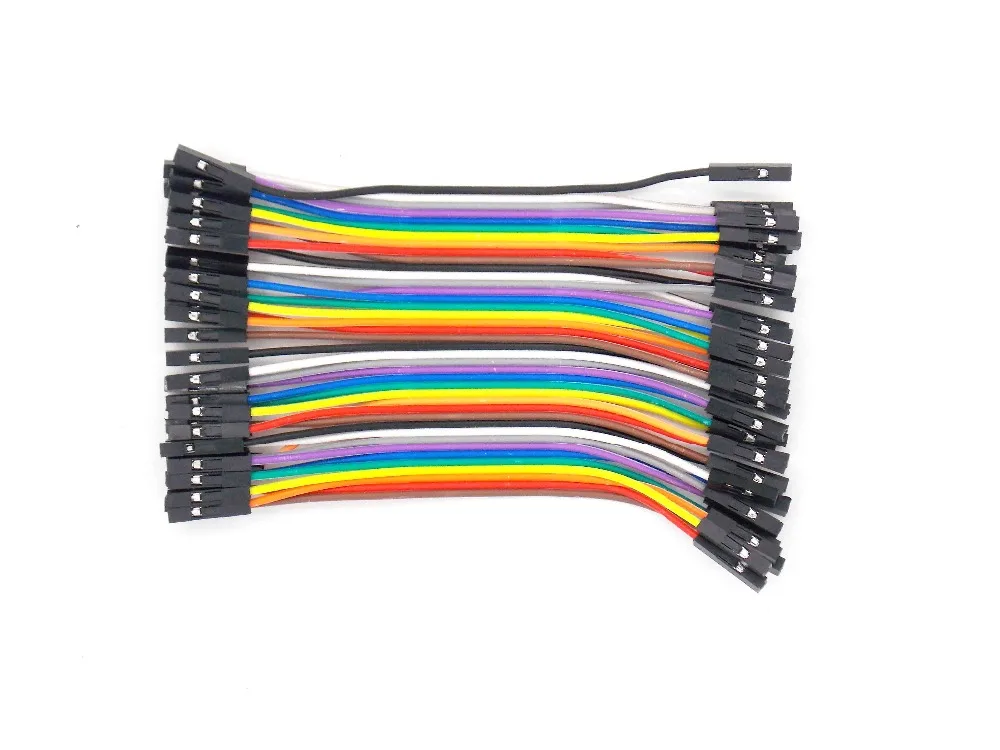 40 шт./лот 10 см 2 54 мм 1pin Перемычка Мама мама кабель Dupont|lot|lot lotlots cables |