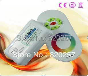 

2.4G RF Wireless Touching LED RGB Remote Controller 12V/24V WiFi Compatible Controller+free shipping