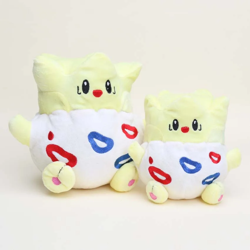 

2pcs/lot 12cm/22cm Pocket doll plush toys Togepi Stuffed Animals & Plush doll Soft Baby Toy Gift