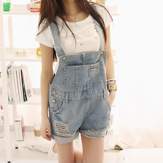 baggy short overalls