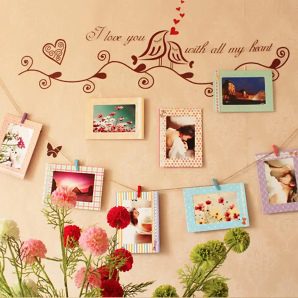8 шт./комплект настенные декоративные рамки для фотографий 6 дюймов|picture frame|photo