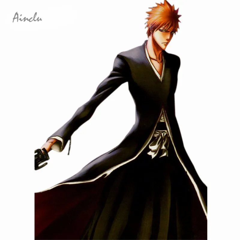Ainclu Halloween Cosplay Costume Custom Made Bleach Kurosaki Ichigo