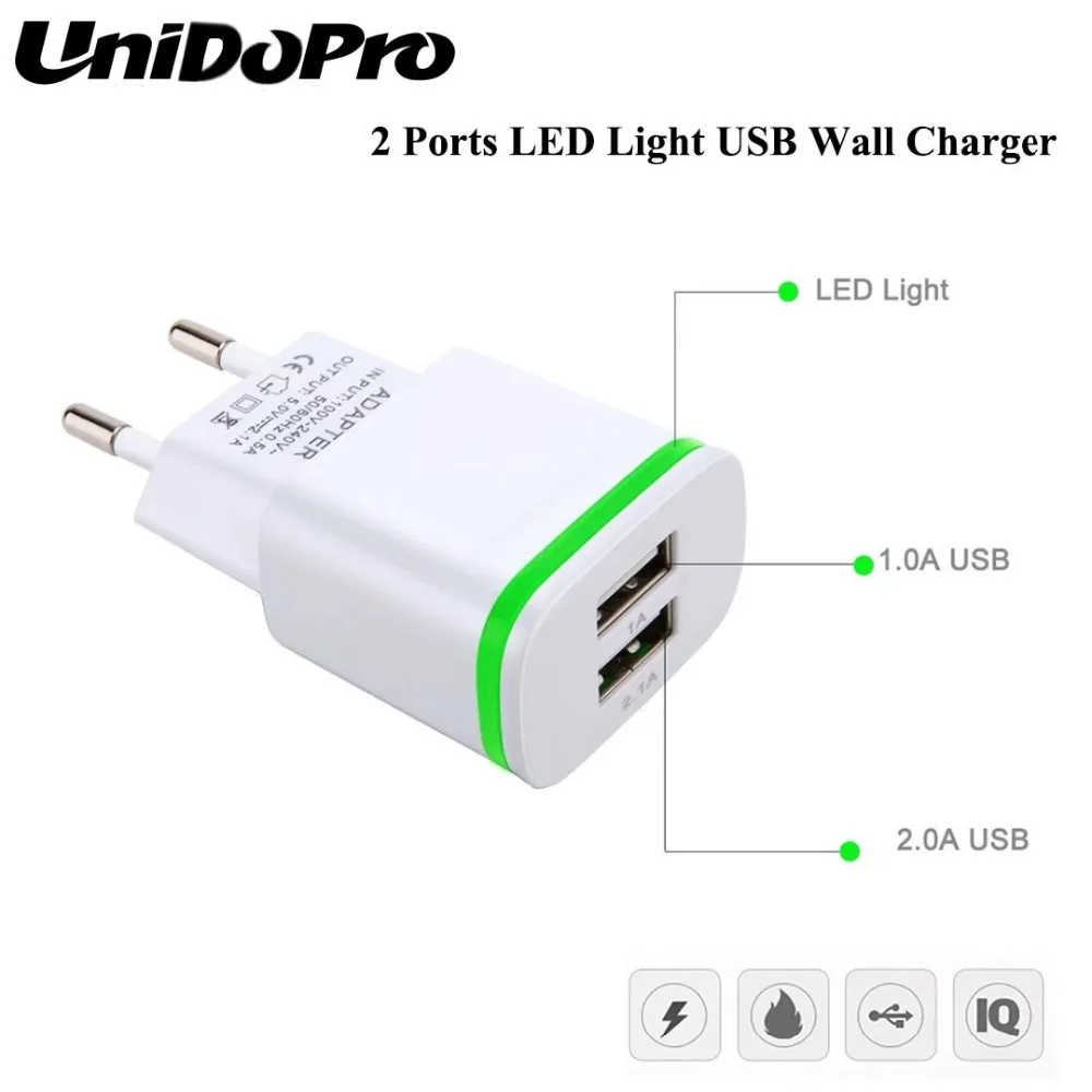 Сетевое и автомобильное зарядное устройство с вилкой US / EU + кабель Micro USB 3 фута для
