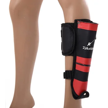 

New Multi Tool Fishing Bag Leather 2 Layers Durable Professional Fishing Leg Mounted Rod Holder Leg Holster For Rock Fishing