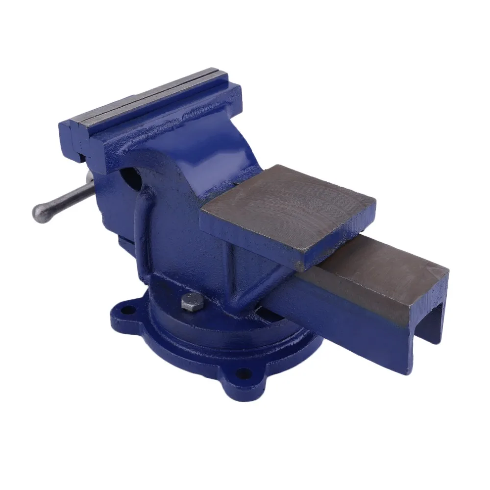 

Manual Bench Vice Bench Working Opening Parallel Table Vise Household Tools DIY Sculpture Craft Repair Hardware Tool 150MM Blue