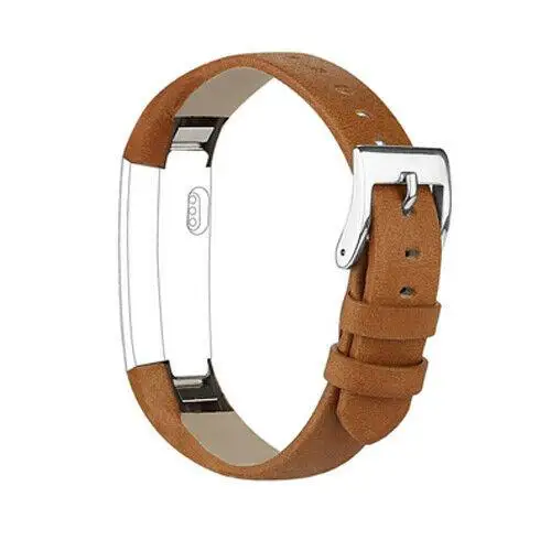 BEESCLOVER Для Fitbit Alta/Alta HR часы из натуральной кожи сменный ремешок r20 - Цвет: brown