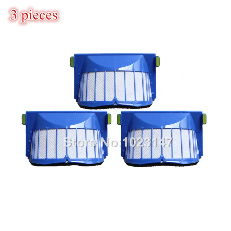 3 pieces/lot Blue AeroVac Hepa Filter replacement for