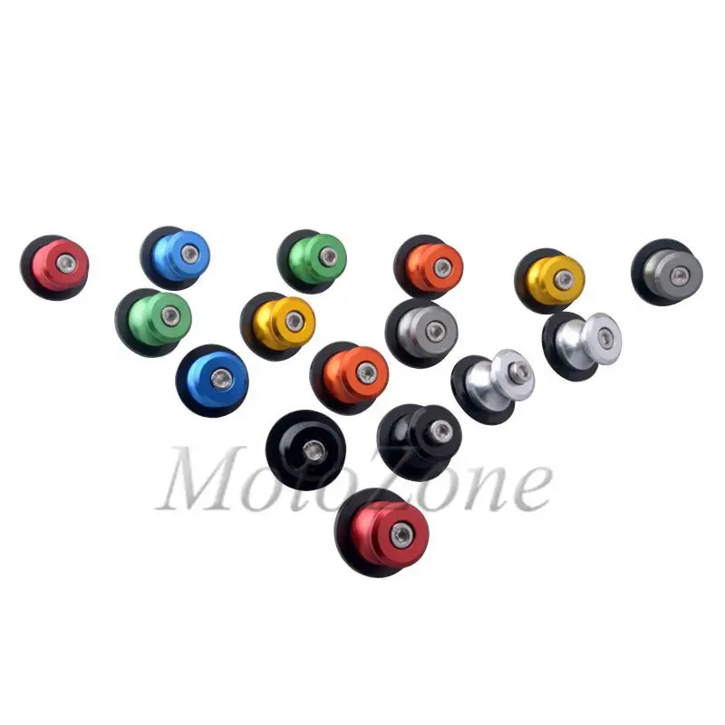 

New 8MM CNC Aluminum Universal Swingarm Spools Slider Rear Motorcycle Stands Screws M8 Bobbins For HONDA CB400 CBR600RR