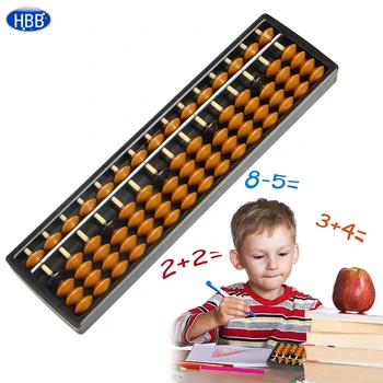 

Plastic Abacus 15 Digits Arithmetic Tool Kid's Math Learn Aid Caculating Toys-TwFi