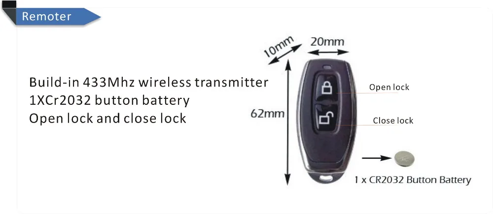 DIY сухой аккумулятор дверной замок s без ключа беспроводной 433 МГц пульт дистанционного управления входной дверной замок(установка внутри двери) 4 пульта дистанционного управления