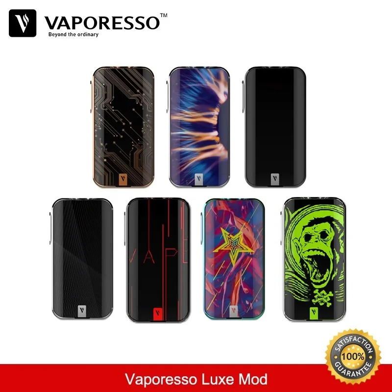 

Original Vaporesso Luxe 220W Mod Fit for Skrr Tank 18650 TC Box Mods QF Meshed Coil SK Ccell Core Vaporizer E-Cigarettes Kits