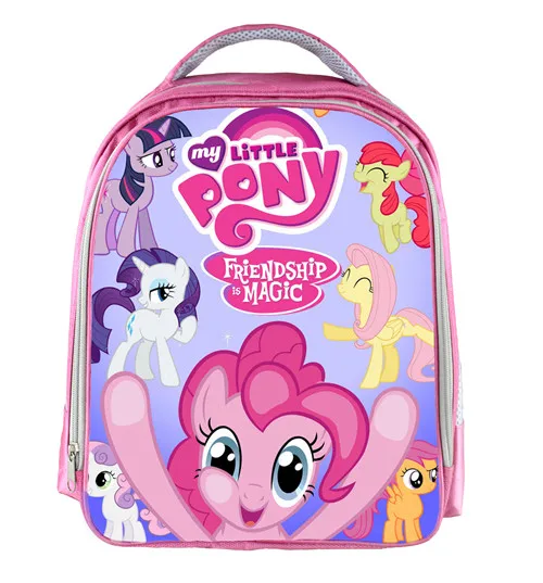 Moive My Little Pony Розовый водонепроницаемый рюкзак для студентов, школьная сумка для девочек и мальчиков, рюкзак mochila, детский рюкзак на заказ - Цвет: color4