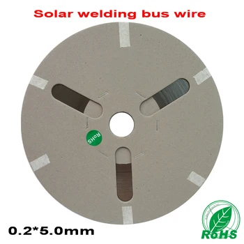 

0.2x5.0mm 0.2*4.0mm Solar Cell PV Ribbon tab wire 0.15x2.0mm solar cell tab wire pv ribbon DIY solar panel cell soldering wire