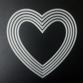 SCD484 金属切削ダイススクラップブッキング用ステンシル愛 DIY カット紙アルバムカード装飾エンボス加工カットテンプレート