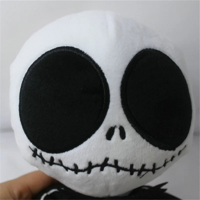 The Nightmare Before Christmas Jack Skeleton Plush Toys New 35cm Movie Cartoon Horror Halloween Jack Soft Stuffed Dolls Gift  (4)