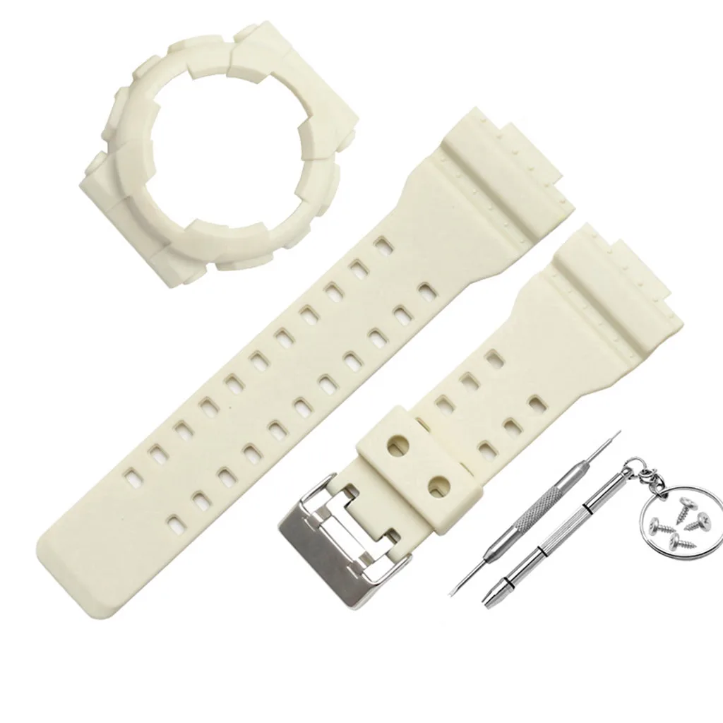Модный кожаный ремешок для часов HIPERDEAL сменный + чехол G Shock GA 110 GA100 GD 120