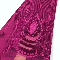 Кассиэль в нигерийском стиле французского кружева ткани 2018 Африканский бархат тюль кружевной ткани Высокое качество Африканский кружева