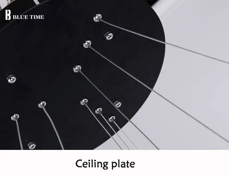 Led para Sala de Estar Anéis Pretos Lustres 220 v Lustre Iluminação Jantar Cozinha Restaurante Luminárias Led Ac110v 21 lustre iluminação led para sala de estar