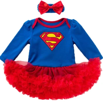 

Baby Girls Christmas Dresses Children Kids Party Dress Toddler Girl Clothes With Headband 1 Year Birthday Romper Tutu Dress Set