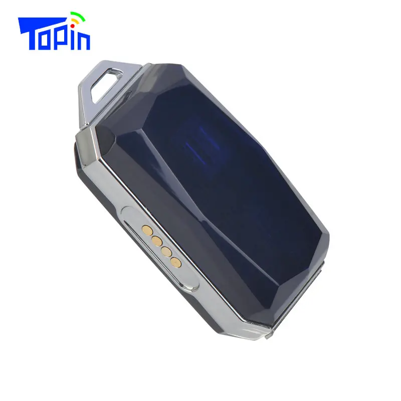 Цена Новые продукты IP67 Водонепроницаемый модный драгоценный камень подвеска GSM A font b gps b font Wifi LBS SOS мини font b gps b font трекер локатор для детей студенческий автомоби...