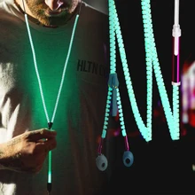 Metal Zipper Earphone Headphones 3.5mm In-Ear Wired Ear Phones With Microphone Stereo Bass Headset For iPhone MP3/4