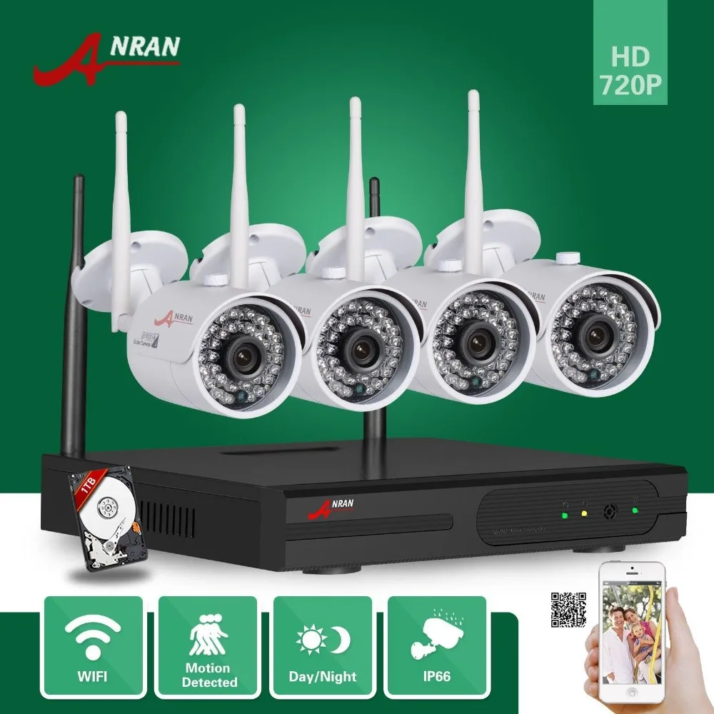 bilder für 4ch p2p anran hdmi wifi nvr 1 tb hdd 1.0mp 720 p outdoor wasserdichte IR Netzwerk Wireless IP Kamera CCTV Home Video Security System bilder für 4ch p2p anran hdmi wifi nvr 1 tb hdd 1.0mp 720 p outdoor wasserdichte IR Netzwerk Wireless IP Kamera CCTV Home Video Security System
