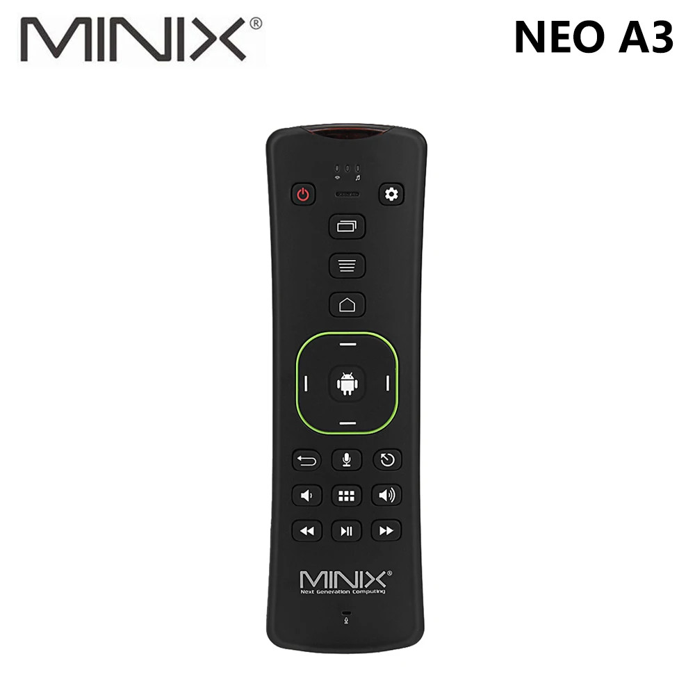 Original MINIX NEO A3 Wireless Air Mouse with Voice Input QWERTY Keyboard Six Axis Gyroscope Remote