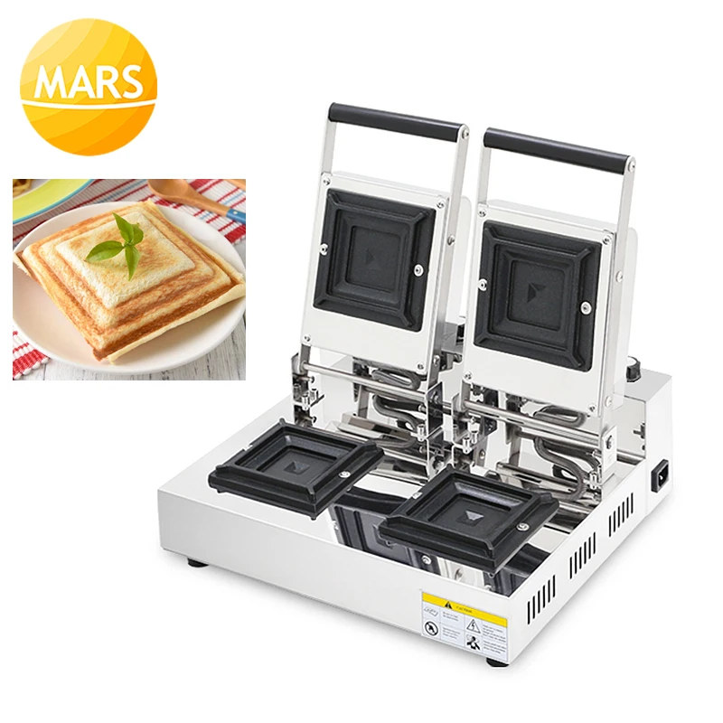 

220V 110V Waffles Iron Sandwich Maker Machine Hot Pressing Toaster Electric Cake Bread Pocket Toast Machine