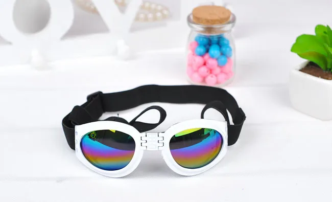 Fashion Pet Dog Sunglasses Costume Adjustable Foldable Medium Big Dog glasses Pet waterproof Protection UV Sunglasses 20S3