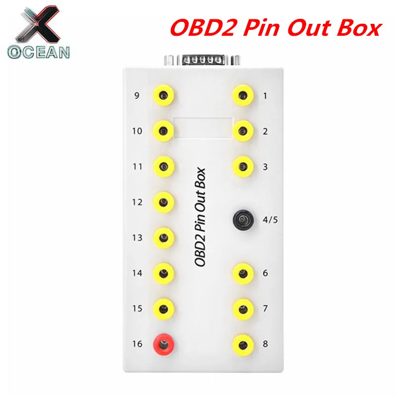 OBD2 Pin Out Box Auto 16Pin тестер Разрыва Re проводка соединительный кабель изменение