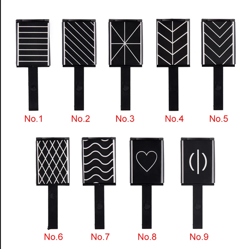 

RSTYLE 1 PCS Magnetic Stick For Cats Eye Nail Gel Polish Manicure Tools 9 Patterns 3D Effect Gel Varnish Nail Sticker