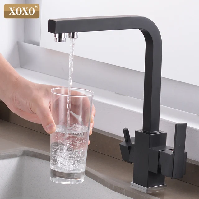 Best Quality XOXO Filter Kitchen Faucet Drinking Water Cold and Hot Single Hole Chrome  Filter Kitchen Sinks Deck Mounted Mixer Tap 81048    